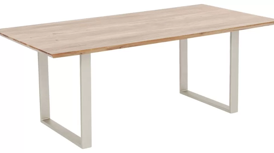 KARE Design Kasten | Tafels<Eettafel Symphony Zilver 160x80cm