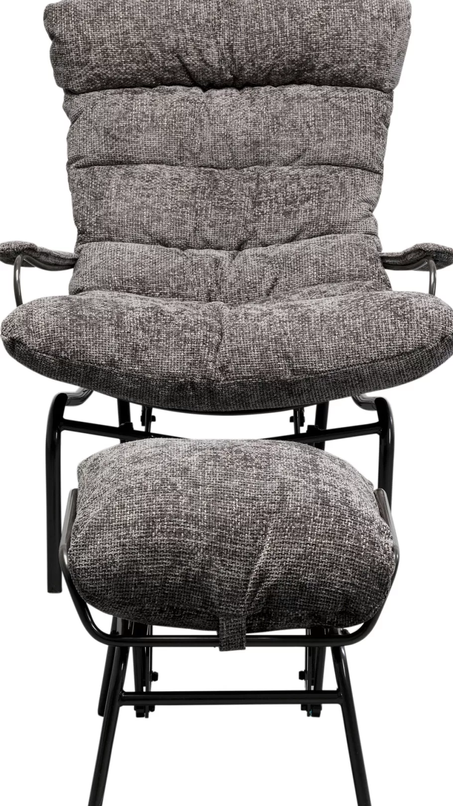 KARE Design Kasten | Fauteuils<Fauteuil + Hocker Vienna Swing Grey