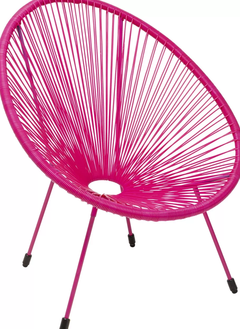 KARE Design Kasten | Tuinmeubelen<Fauteuil Acapulco Mono Pink