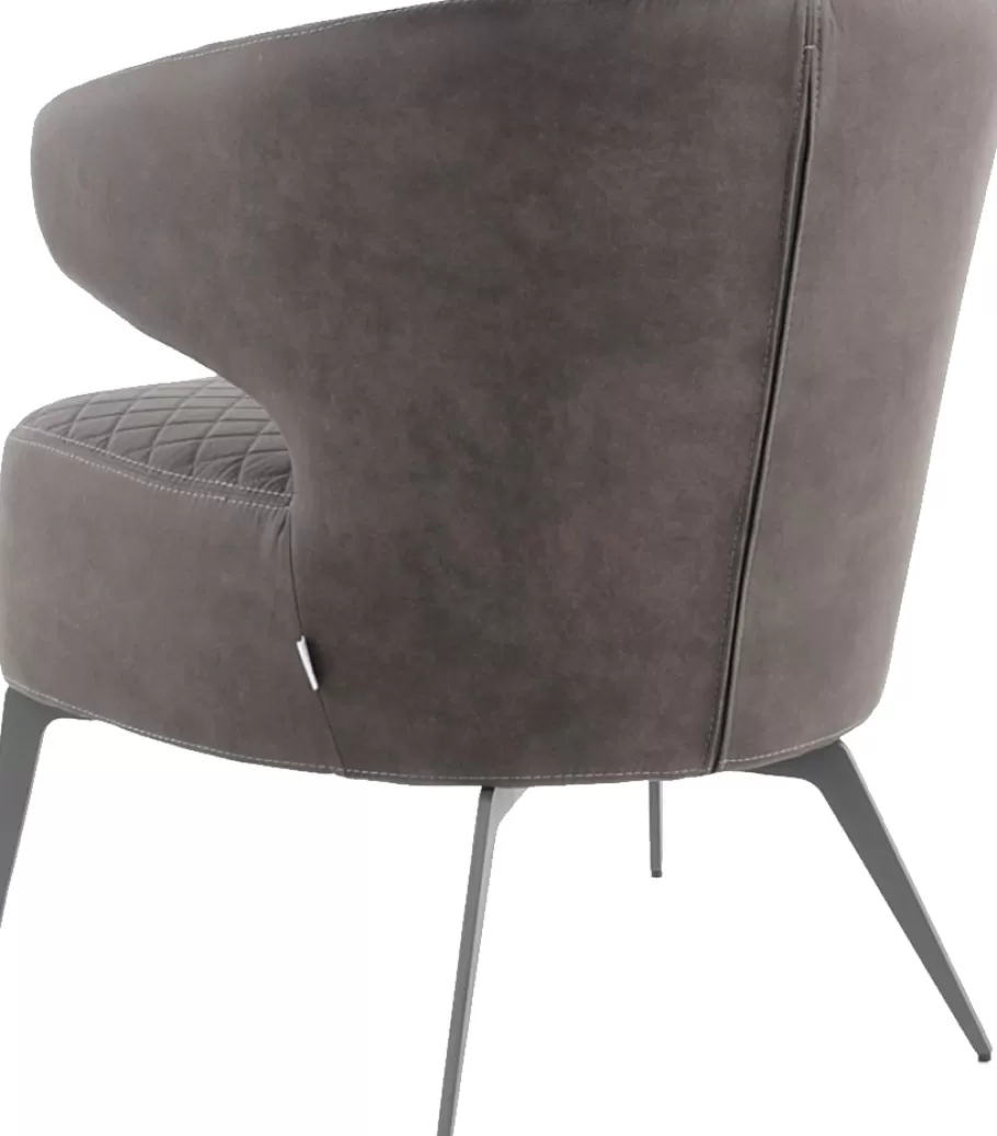 KARE Design Kasten | Fauteuils<Fauteuil Amsterdam Grijs