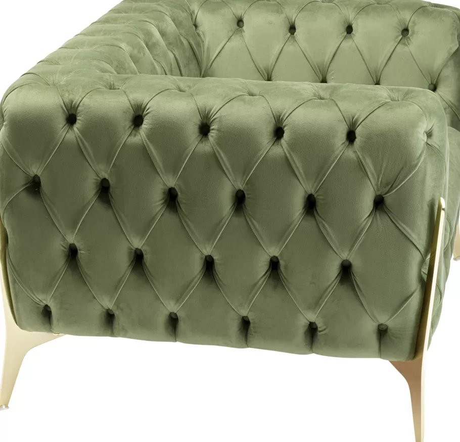 KARE Design Kasten | Fauteuils<Fauteuil Bellissima Velvet Green 120cm