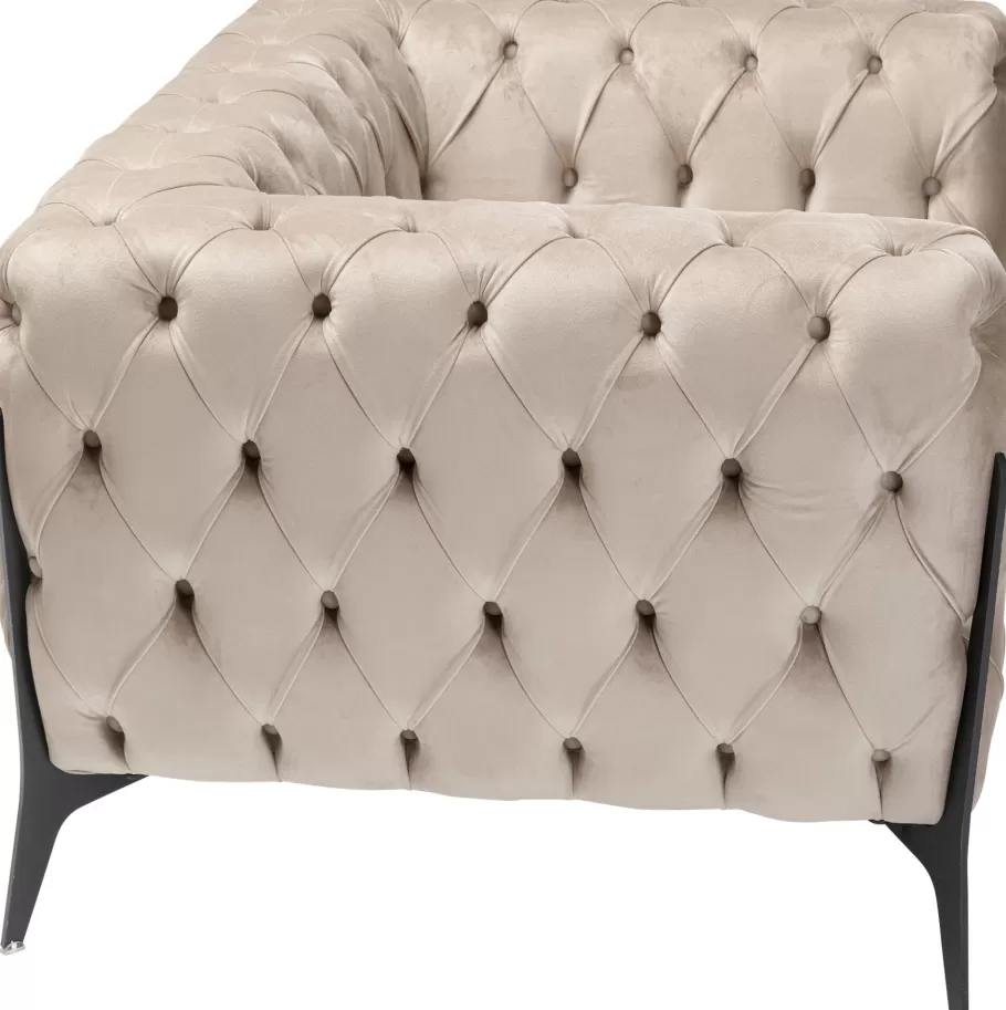 KARE Design Kasten | Fauteuils<Fauteuil Bellissima Velvet Taupe 120cm