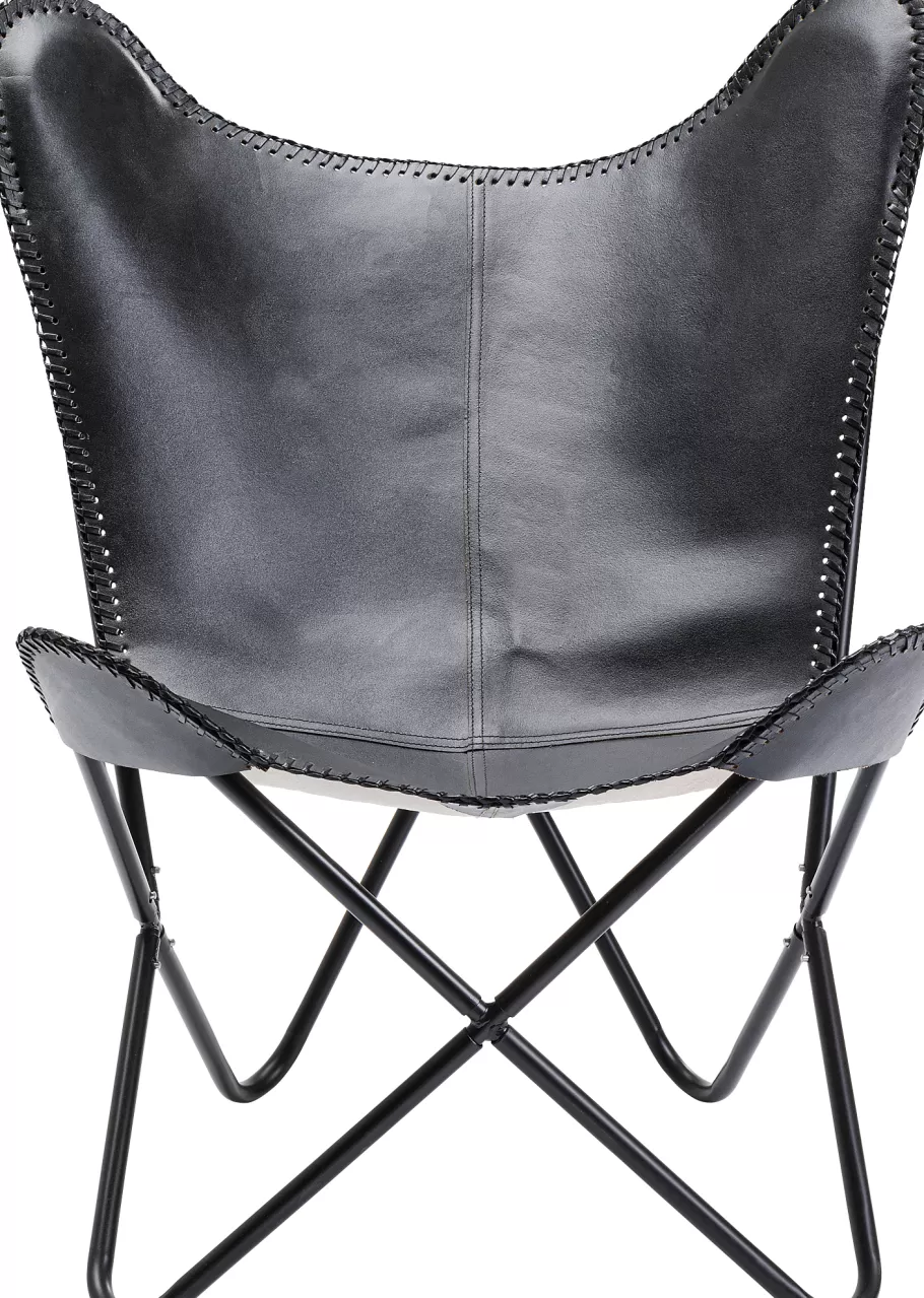 KARE Design Kasten | Fauteuils<Fauteuil California Leather Black