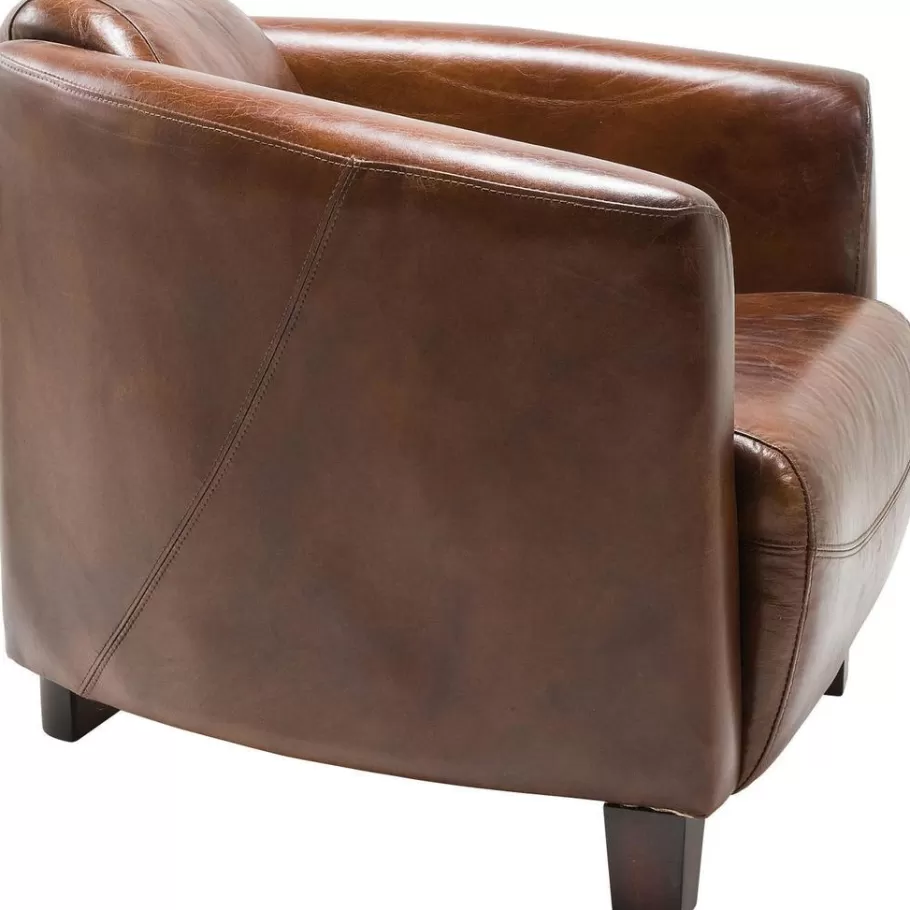 KARE Design Kasten | Fauteuils<Fauteuil Cigar Lounge Bruin