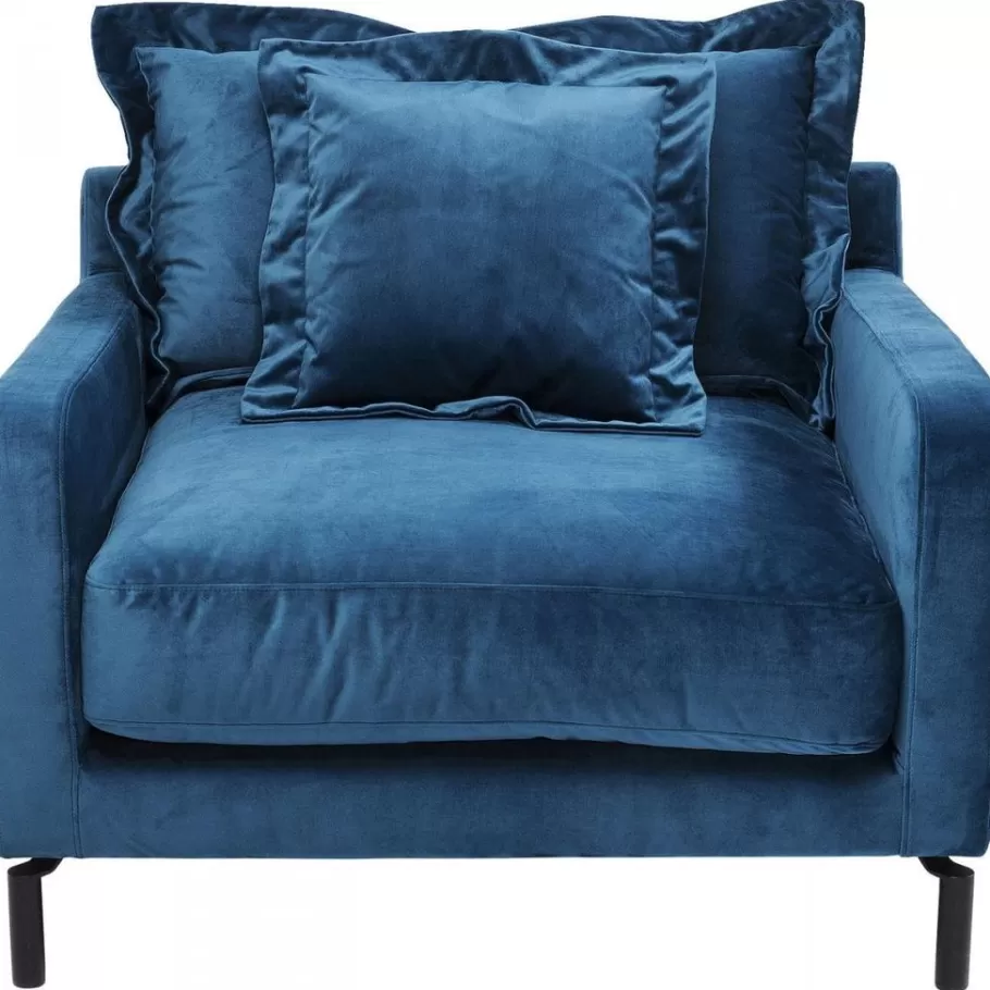 KARE Design Kasten | Tuinmeubelen<Fauteuil Lullaby Petrol-Blauw