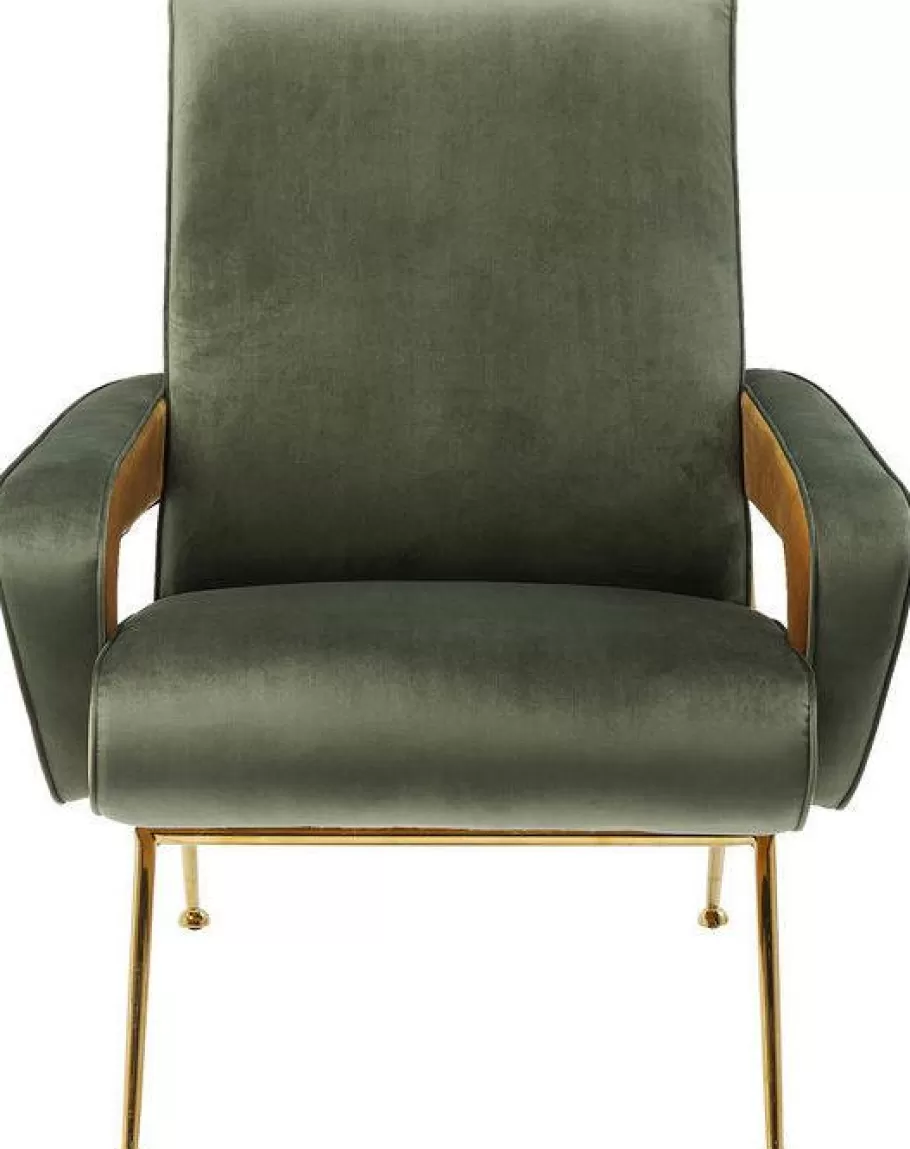 KARE Design Kasten | Fauteuils<Fauteuil Luna Hoog Groen