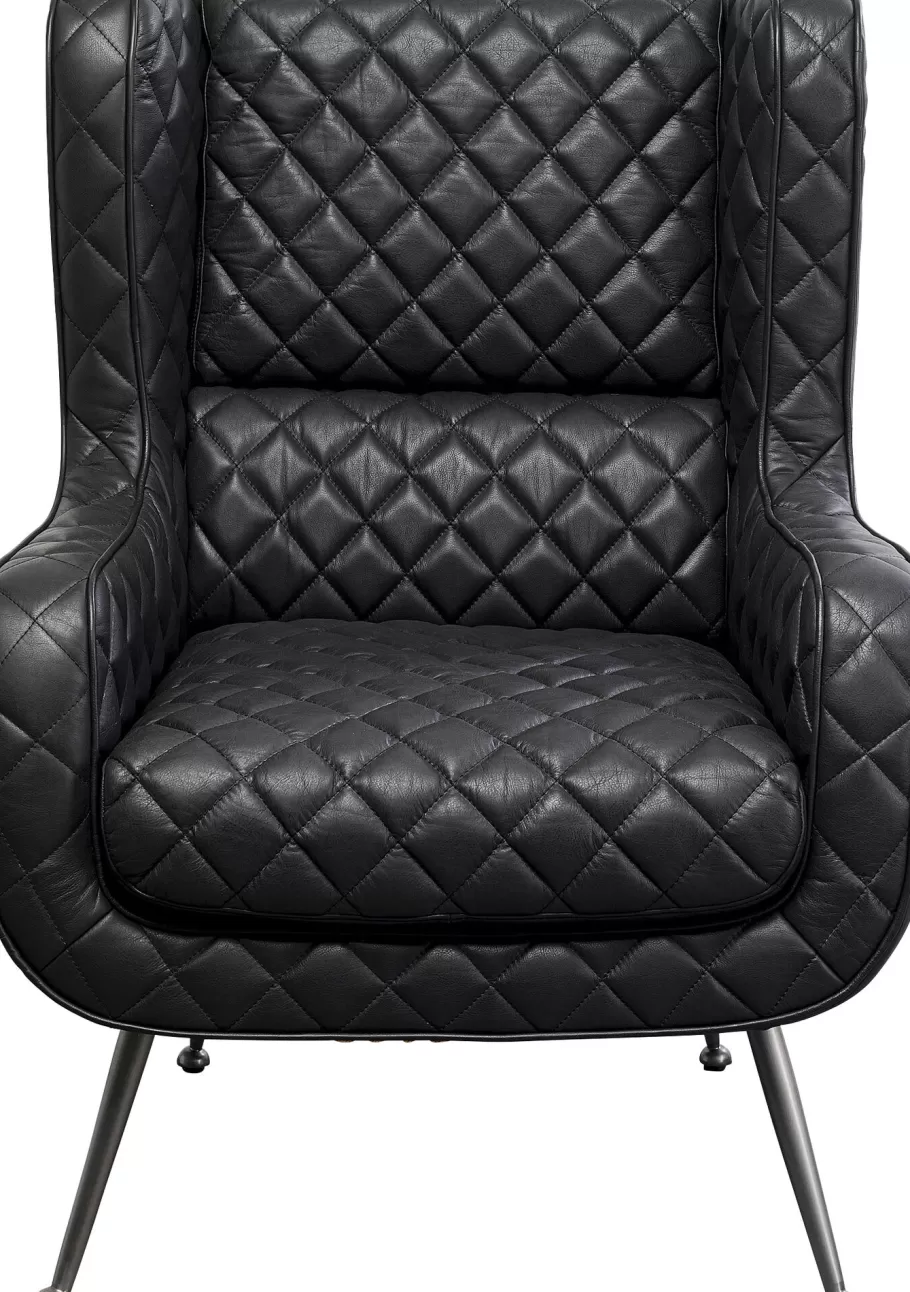 KARE Design Kasten | Fauteuils<Fauteuil Nonna Smart Leather Black