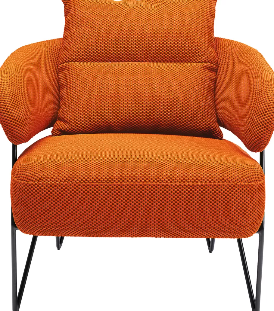 KARE Design Fauteuils | Tuinmeubelen<Fauteuil Peppo Orange