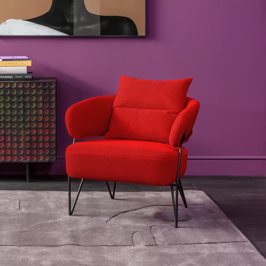 KARE Design Fauteuils | Tuinmeubelen<Fauteuil Peppo Red