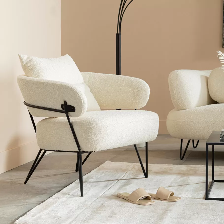 KARE Design Kasten | Fauteuils<Fauteuil Peppo Wit