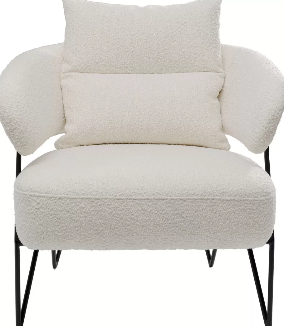 KARE Design Kasten | Fauteuils<Fauteuil Peppo Wit