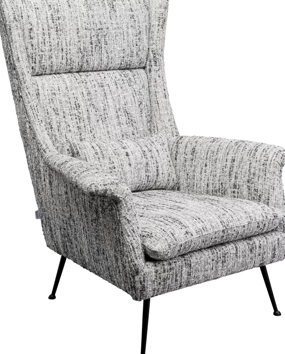 KARE Design Kasten | Fauteuils<Fauteuil Vegas Forever Melange Salt & Pepper