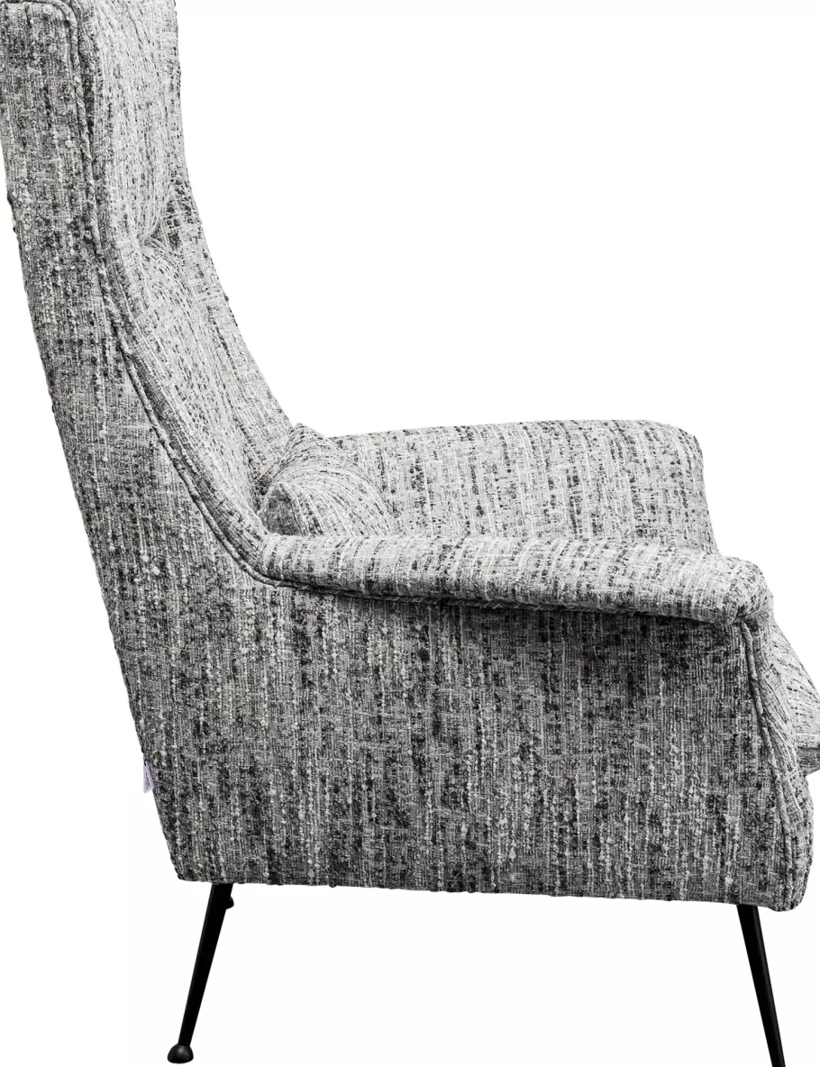 KARE Design Kasten | Fauteuils<Fauteuil Vegas Forever Melange Salt & Pepper