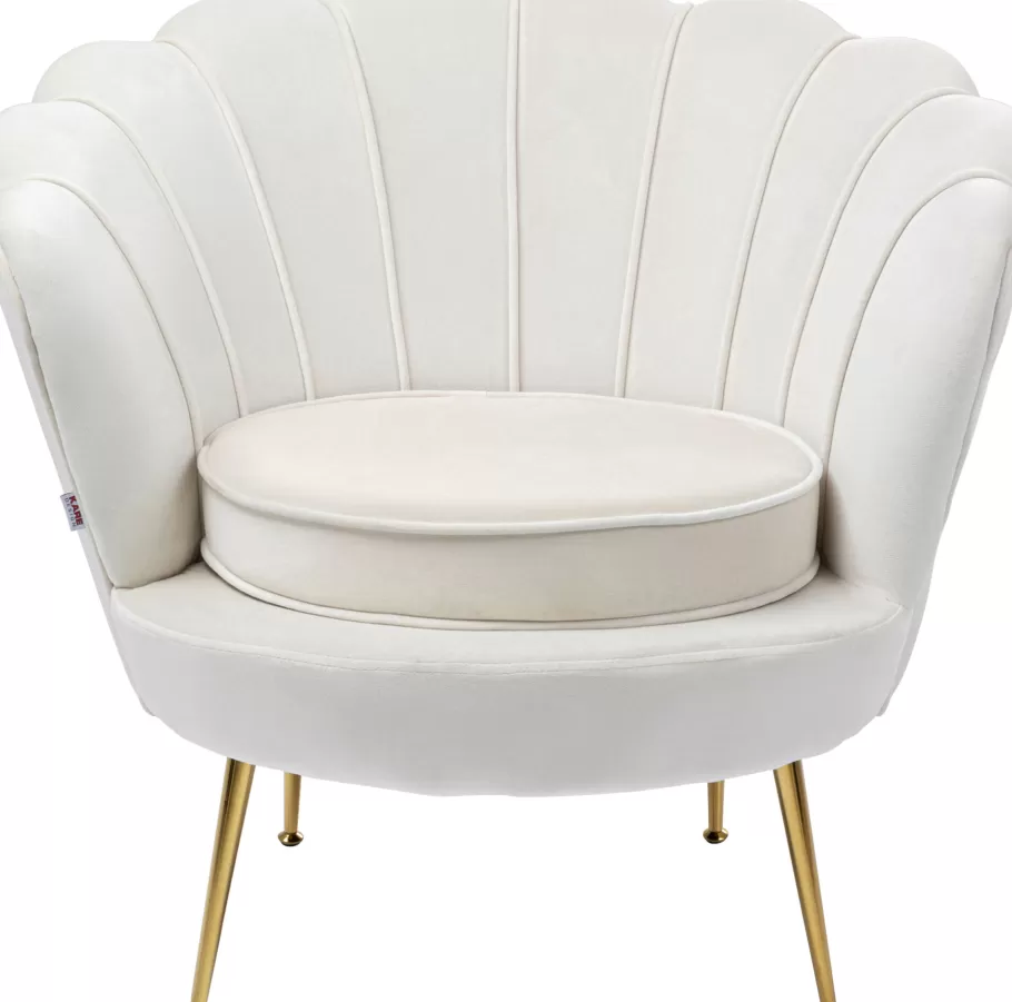 KARE Design Fauteuils | Tuinmeubelen<Fauteuil Water Lily Beige