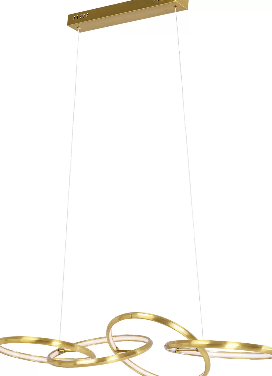 KARE Design Hanglampen | Kasten<Hanglamp Galaxy LED Gold 155cm