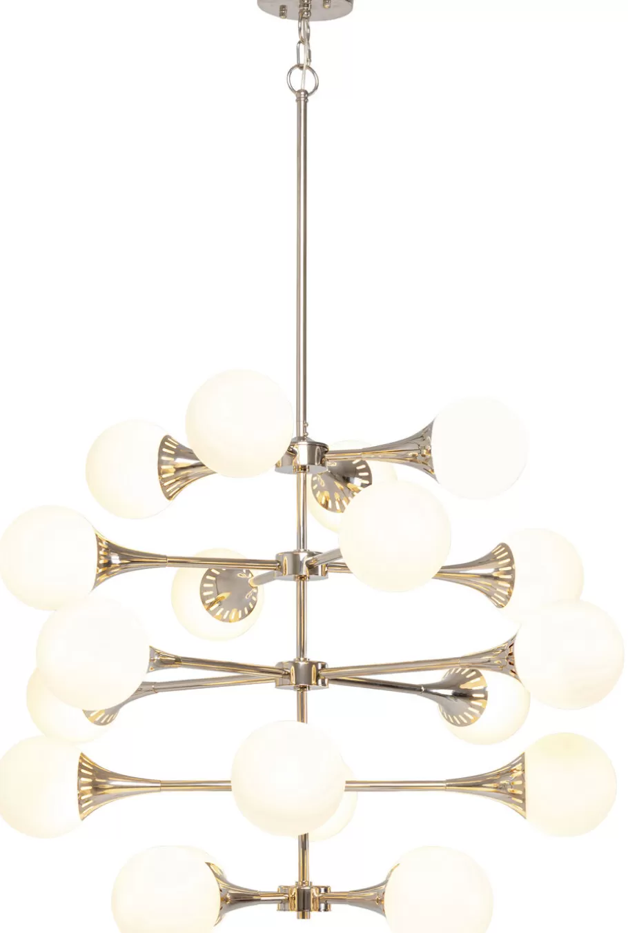 KARE Design Kasten | Tuinmeubelen<Hanglamp Lichtbron Fiction 20 Silver Ø102cm