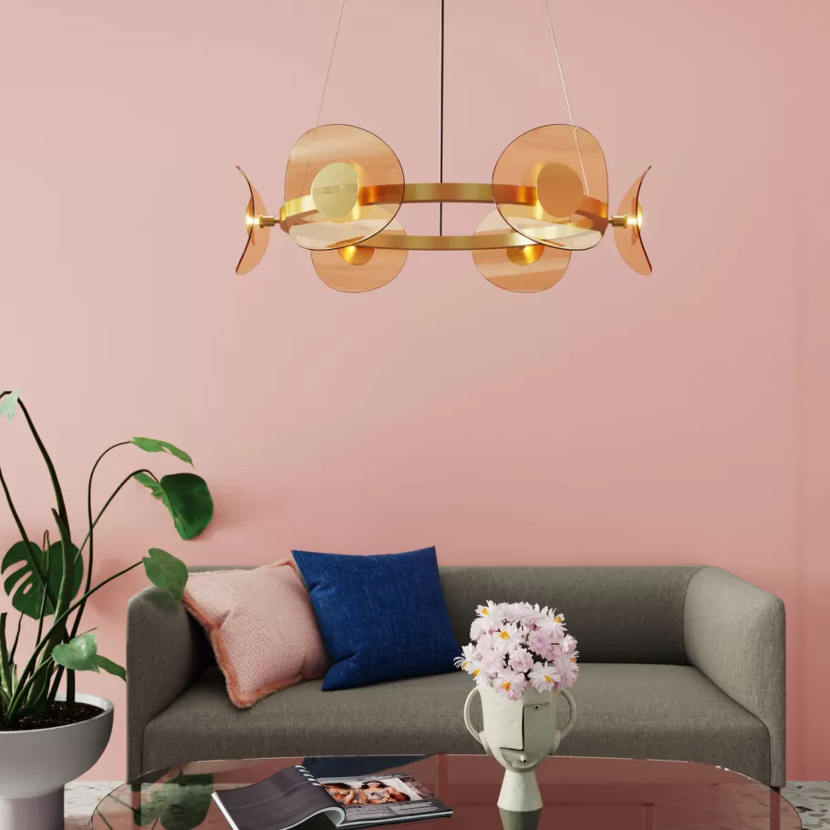 KARE Design Hanglampen | Kasten<Hanglamp Mariposa Messing