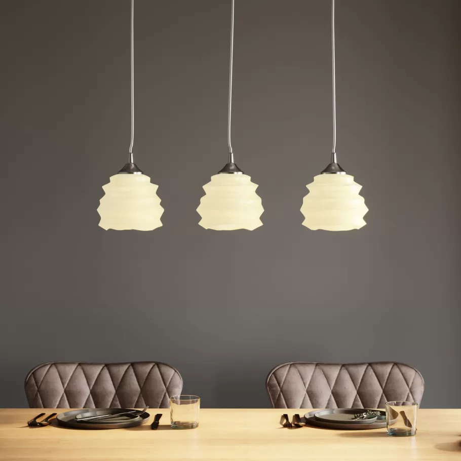 KARE Design Hanglampen | Kasten<Hanglamp Ruffle Dining White