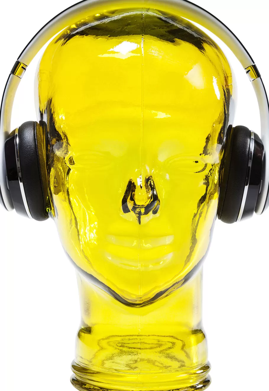 KARE Design Woondecoratie | Kasten<Headphone Mount Transparent Geel