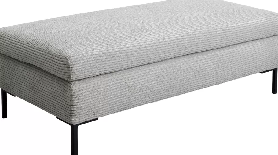 KARE Design Poefs & Krukken | Kasten<Hocker Gianni Cord Grey