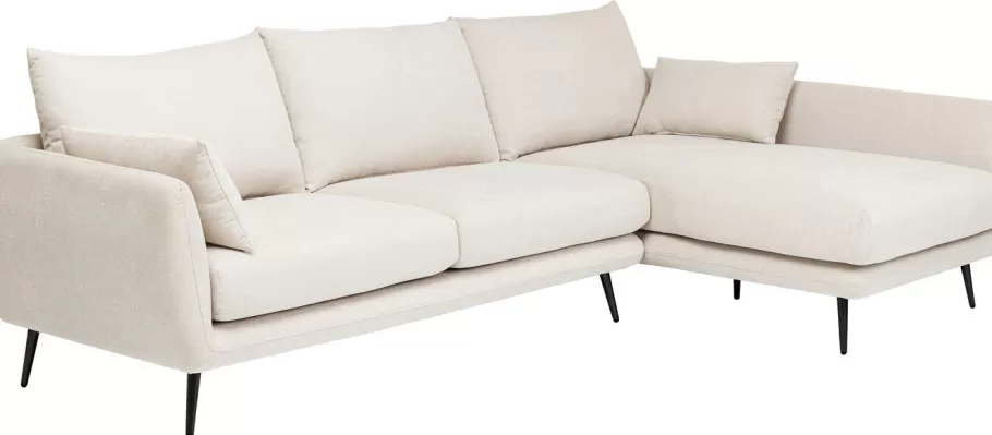 KARE Design Kasten | Tuinmeubelen<Hoekbank Amalfi Rechts Creme 275cm