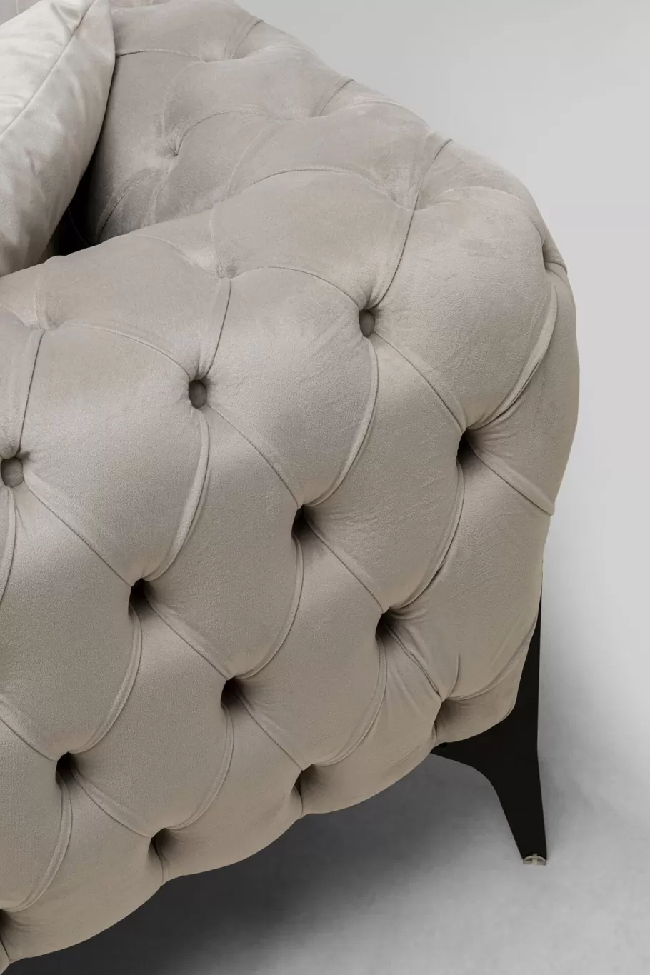 KARE Design Kasten | Banken<Hoekbank Bellissima Velvet Taupe Left