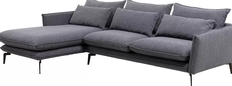 KARE Design Kasten | Tuinmeubelen<Hoekbank Monza Left Grey 296cm