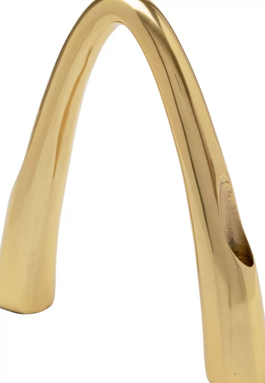 KARE Design Woondecoratie | Kasten<Kaarsenhouder Bow Duo Goud 25cm