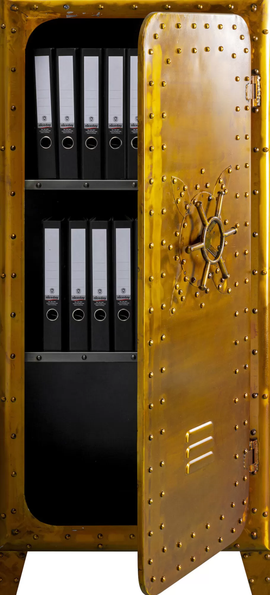 KARE Design Kasten | Lage Kasten & Dressoirs<Kabinetkast Locker Gold 66x152cm