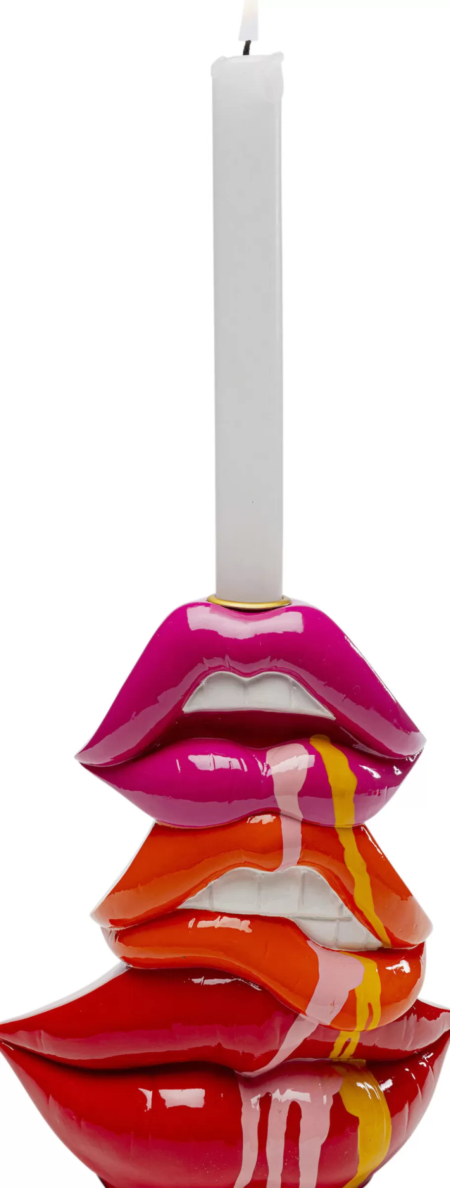 KARE Design Woondecoratie | Kasten<Kandelaar Lips 17cm