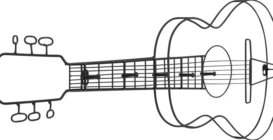 KARE Design Kapstokken | Kasten<Kapstok Guitar 81cm