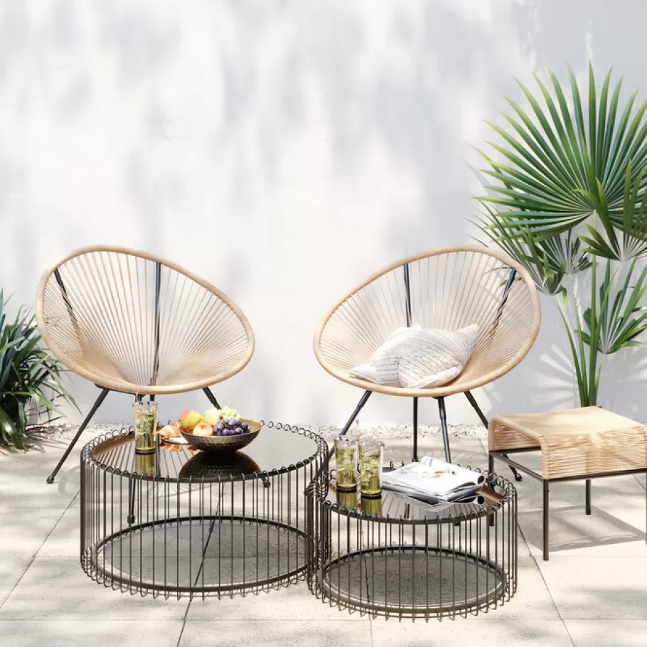 KARE Design Kasten | Tuinmeubelen<Kruk Acapulco Nature