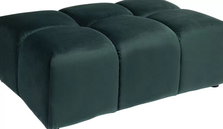 KARE Design Poefs & Krukken | Kasten<Kruk Belami Velvet Dark Green