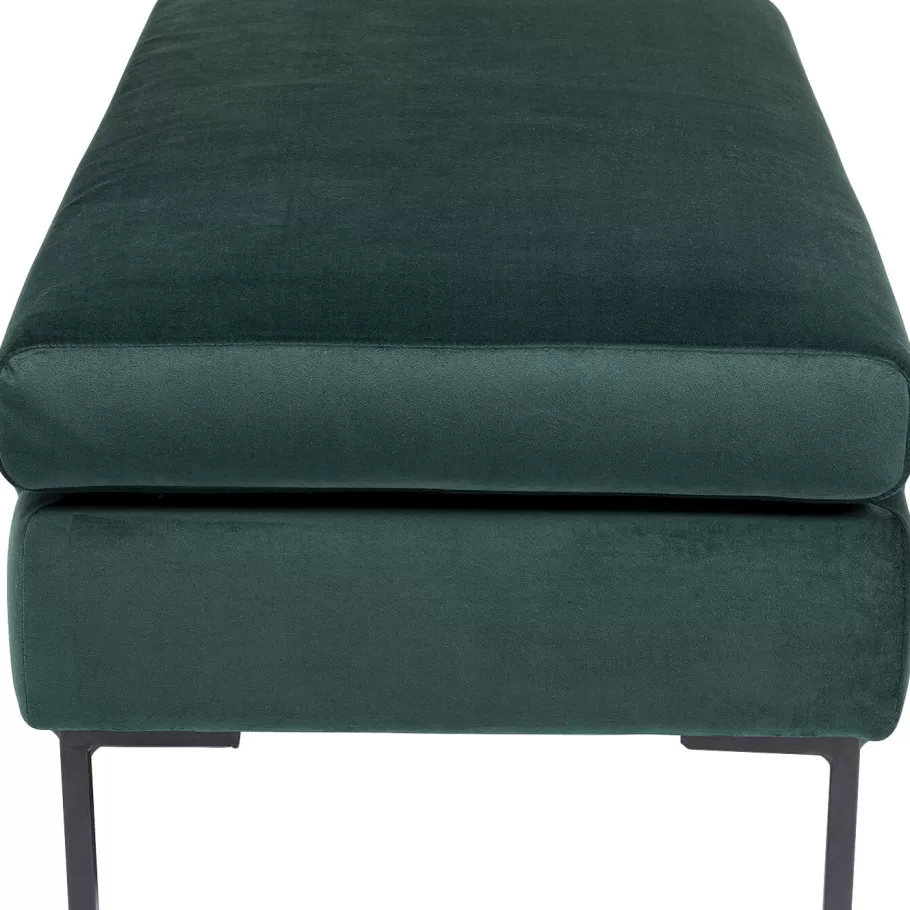 KARE Design Poefs & Krukken | Kasten<Kruk Gianni Velvet Dark Green