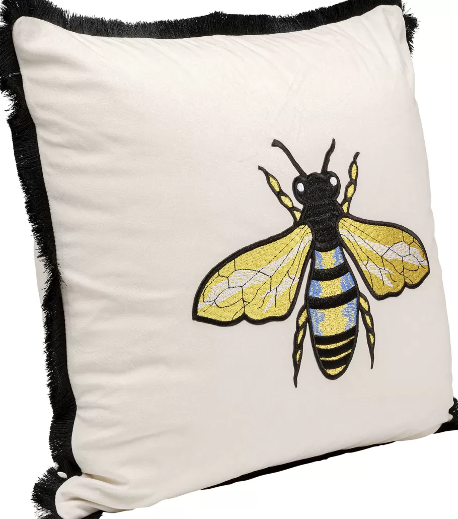 KARE Design Vloerkleden & Textiel | Kasten<Kussen Bee Wit 45x45cm