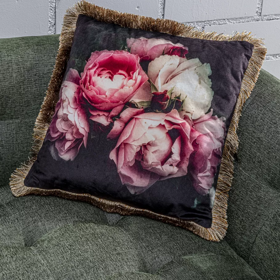 KARE Design Vloerkleden & Textiel | Kasten<Kussen Blush Roses 45x45cm