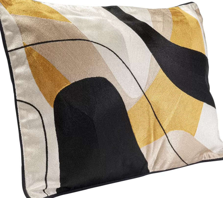 KARE Design Vloerkleden & Textiel | Kasten<Kussen Fields Yellow 60x40cm