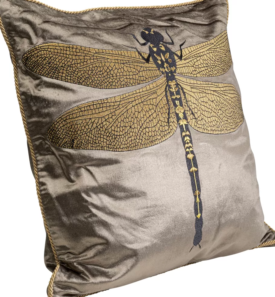 KARE Design Vloerkleden & Textiel | Kasten<Kussen Glitter Dragonfly Brown 40x40cm