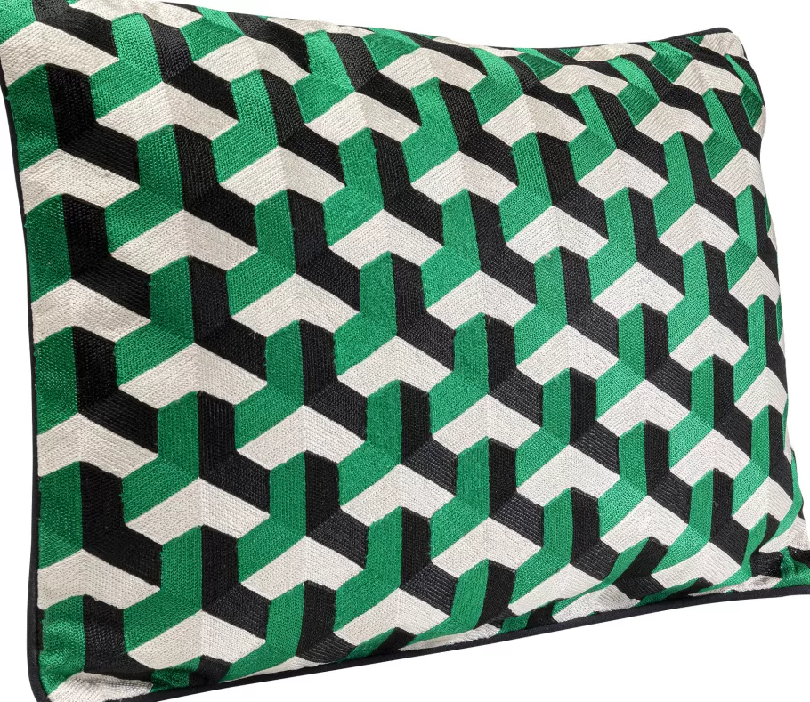 KARE Design Vloerkleden & Textiel | Kasten<Kussen Scale Green 60x40cm