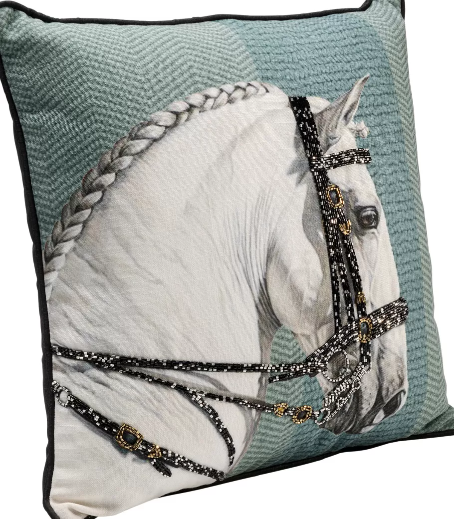 KARE Design Vloerkleden & Textiel | Kasten<Kussen Show Horse Head 45x45cm