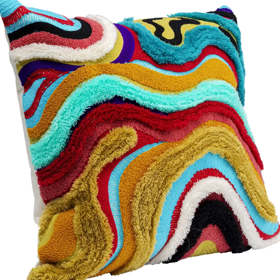 KARE Design Vloerkleden & Textiel | Kasten<Kussen Waves Multi 45x45cm