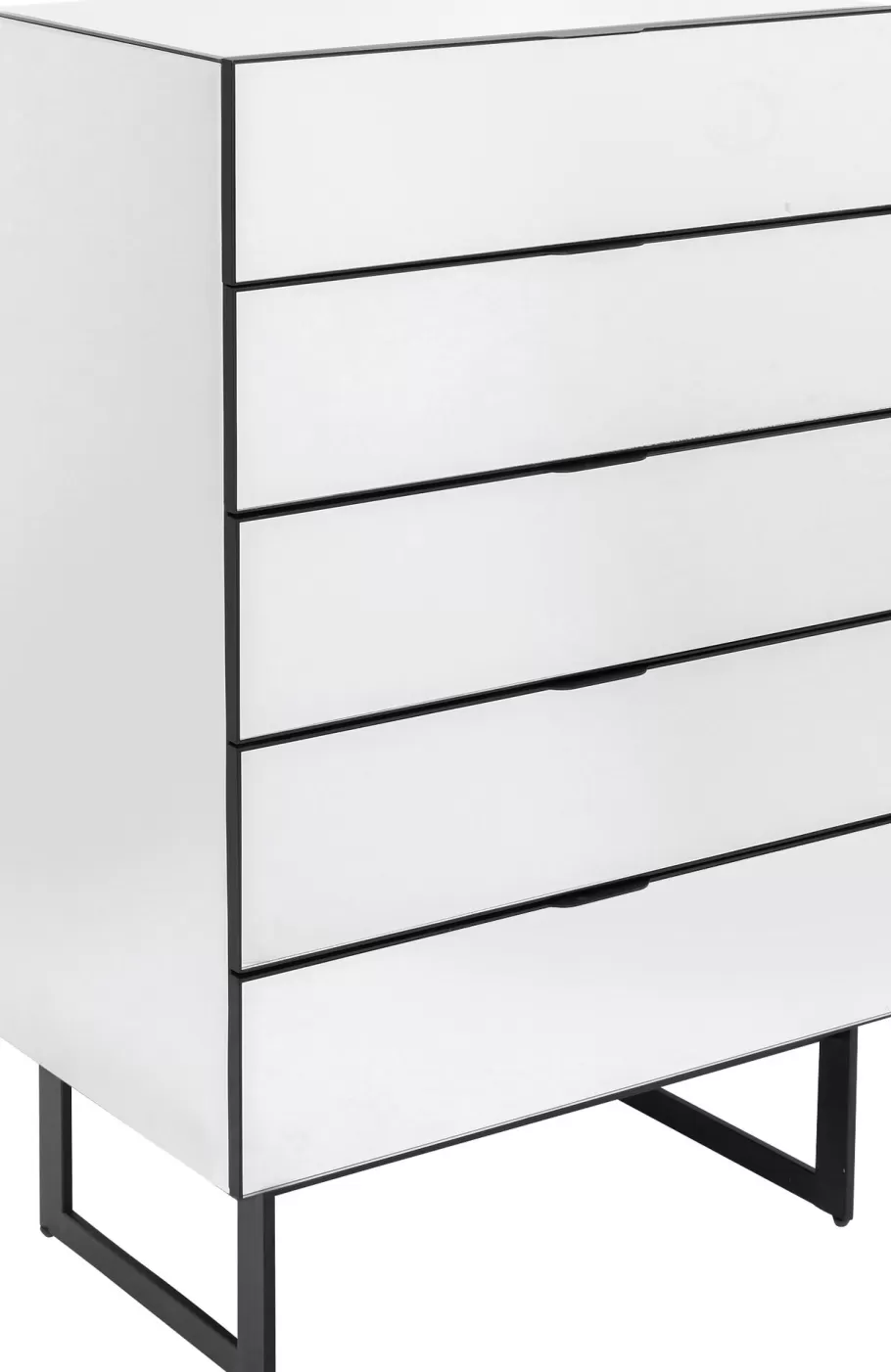 KARE Design Kasten | Lage Kasten & Dressoirs<Ladekast Soran 5 Drawers Black 65x114cm