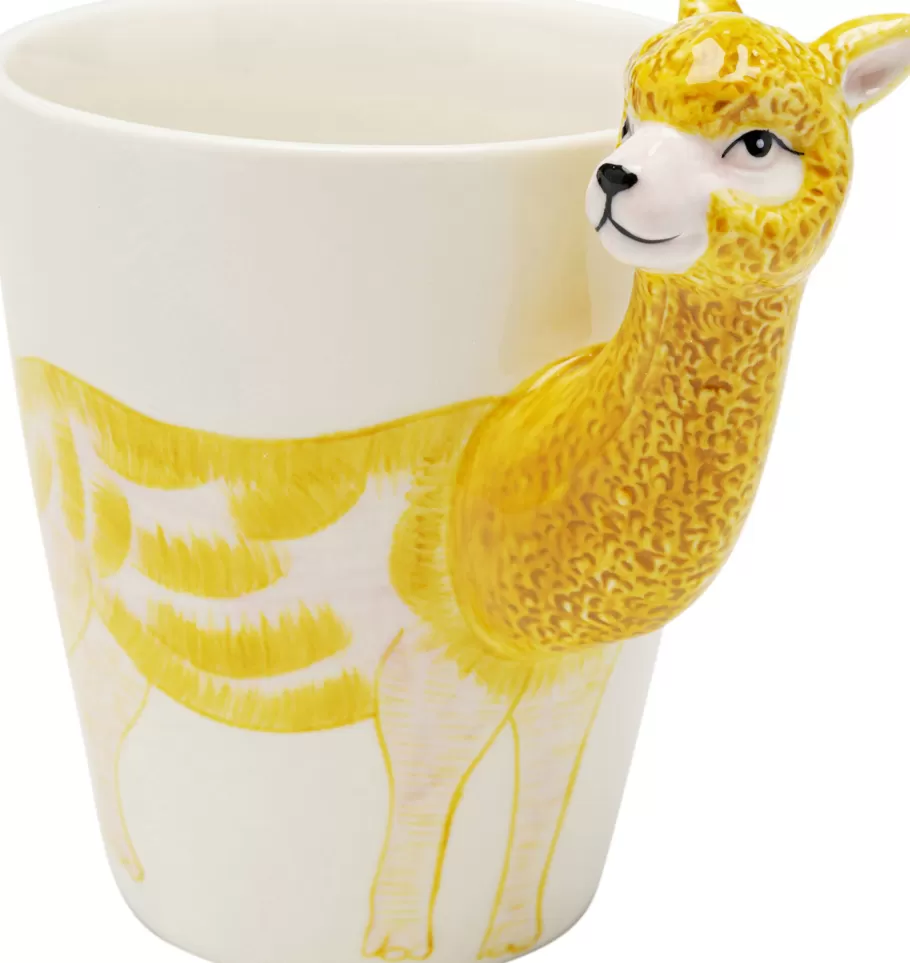 KARE Design Tuinmeubelen<Mok Funny Animal Alpaca 12cm