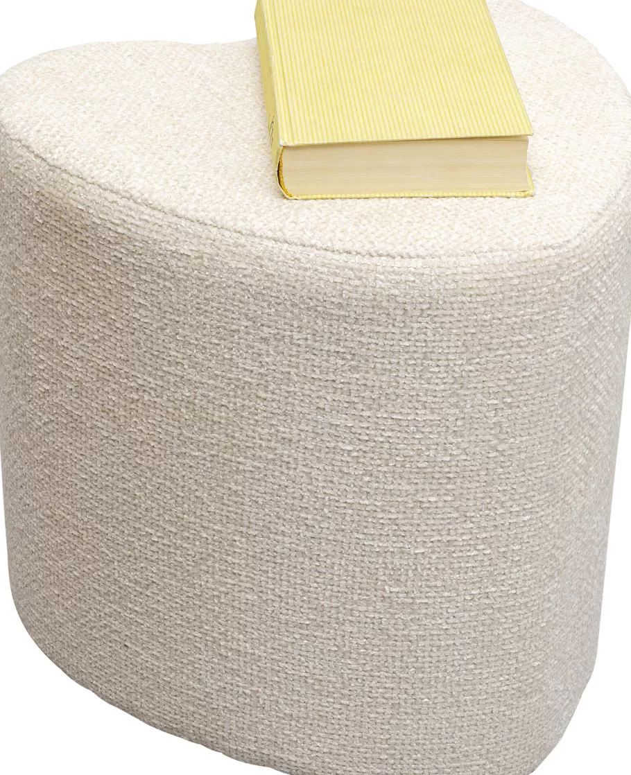 KARE Design Poefs & Krukken | Kasten<Poef Lovely Cream 36x34cm