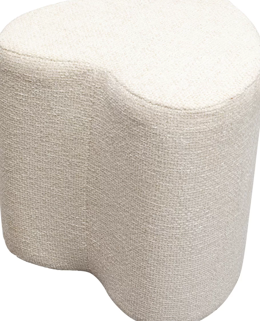 KARE Design Poefs & Krukken | Kasten<Poef Lovely Cream 36x34cm