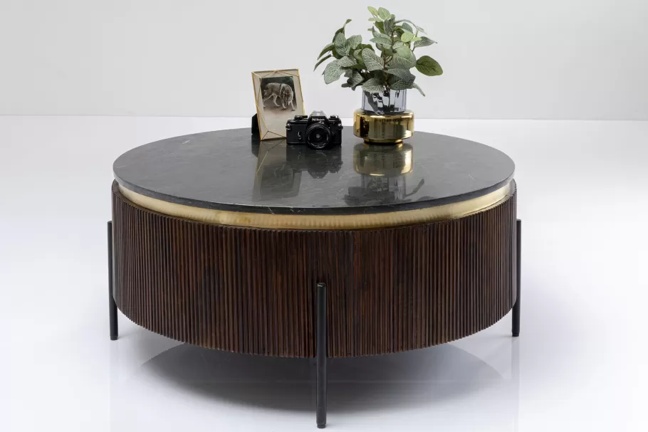 KARE Design Kasten | Tafels<Salontafel Catalina Ø90cm