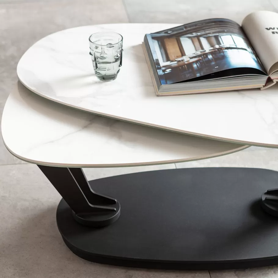 KARE Design Tafels | Tuinmeubelen<Salontafel Franklin White 150x58cm