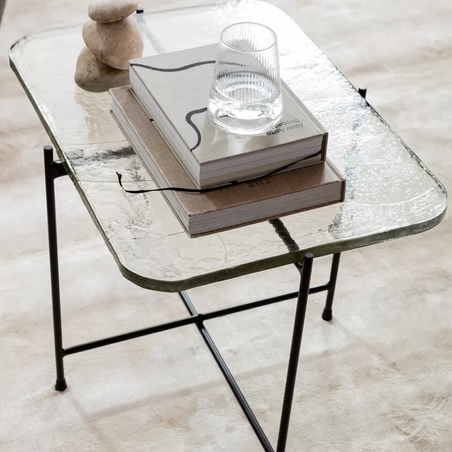 KARE Design Tafels<Salontafel Ice Zwart 63x46cm