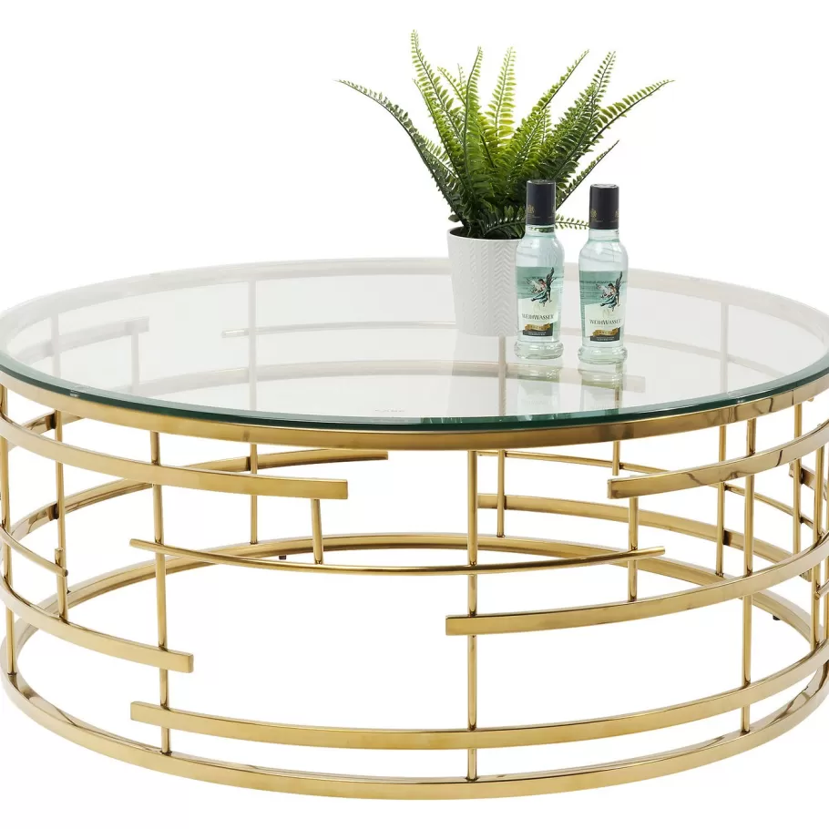 KARE Design Kasten | Tuinmeubelen<Salontafel Jupiter Goud Ø100cm