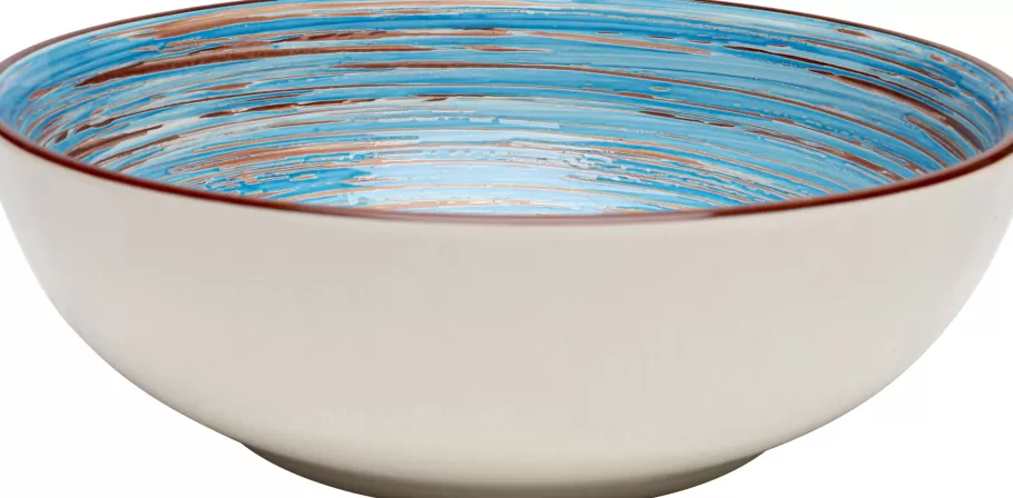 KARE Design Servies & Tafelaccessoires | Tuinmeubelen<Schaal Swirl Blue 22cm